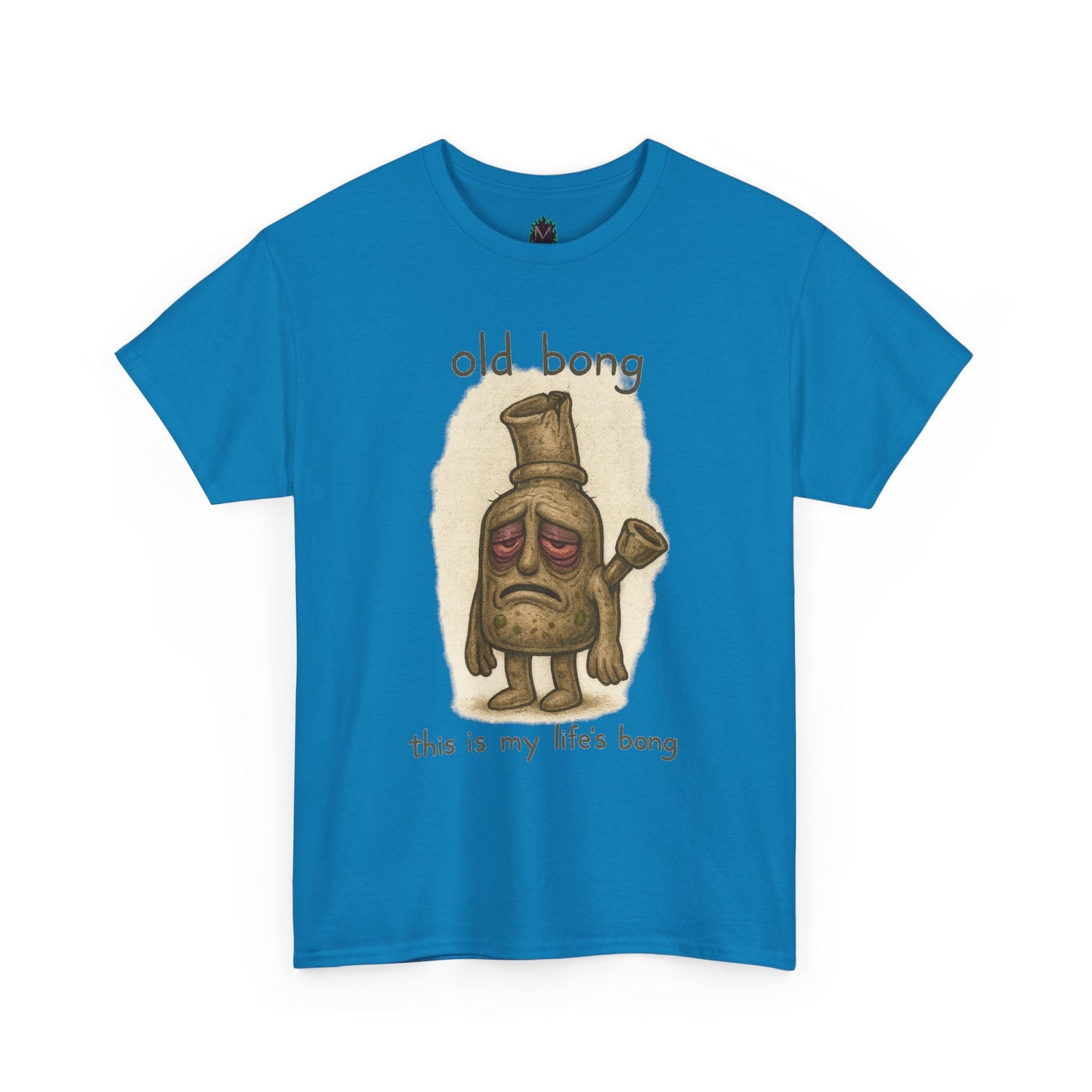 Old Bong illustration T-Shirt | 'this is my life's bong' humorous art