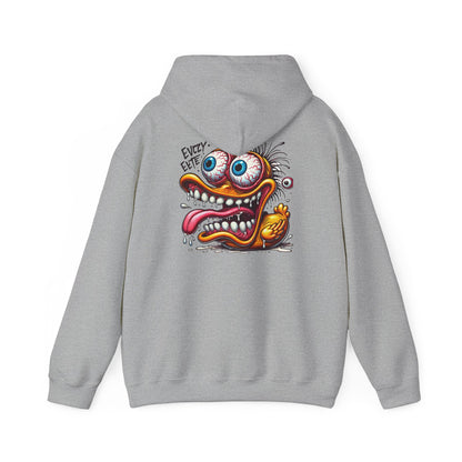 Crazy Cartoon Monster Hoodie - "Every Bite" Retro Hot Rod Art Pullover