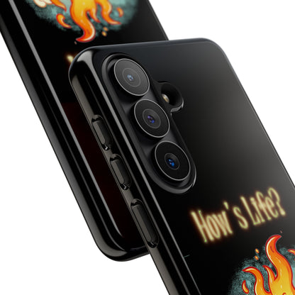 How's Life? Flaming Dumpster Phone Case