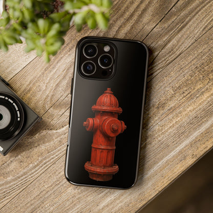 Red Fire Hydrant Phone Case — Tough Protective iPhone Cover