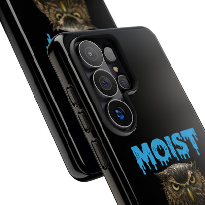 Moist Owlette Phone Case — Funny Owl Graphic Protective Case