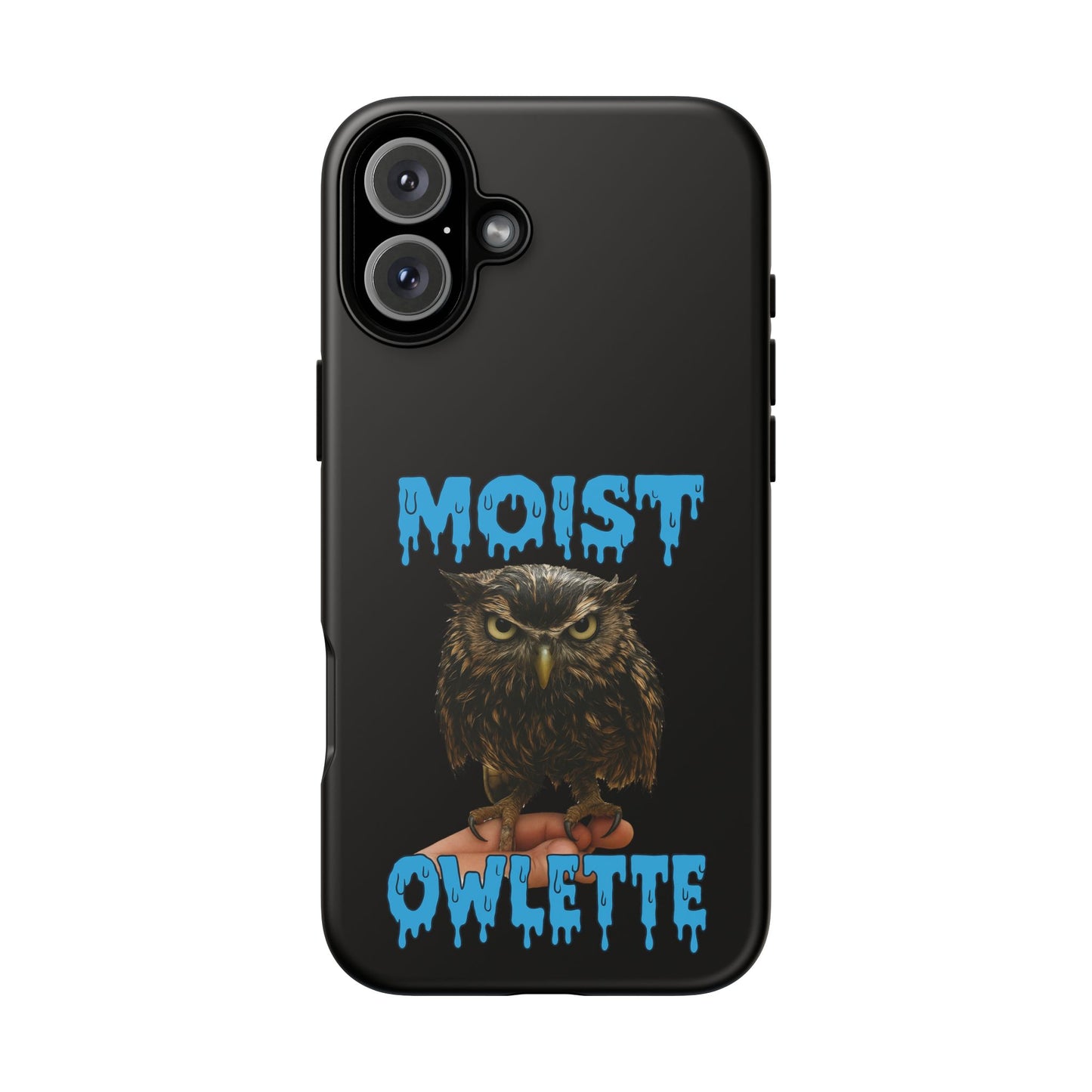 Moist Owlette Phone Case — Funny Owl Graphic Protective Case