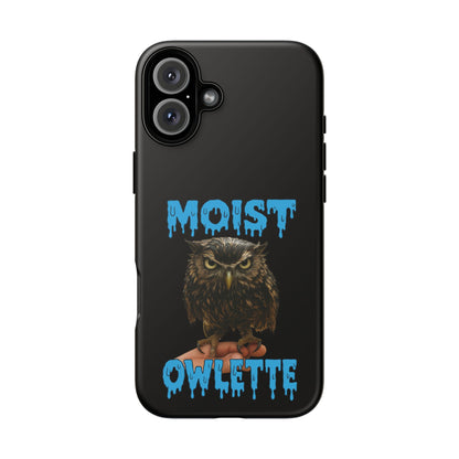 Moist Owlette Phone Case — Funny Owl Graphic Protective Case