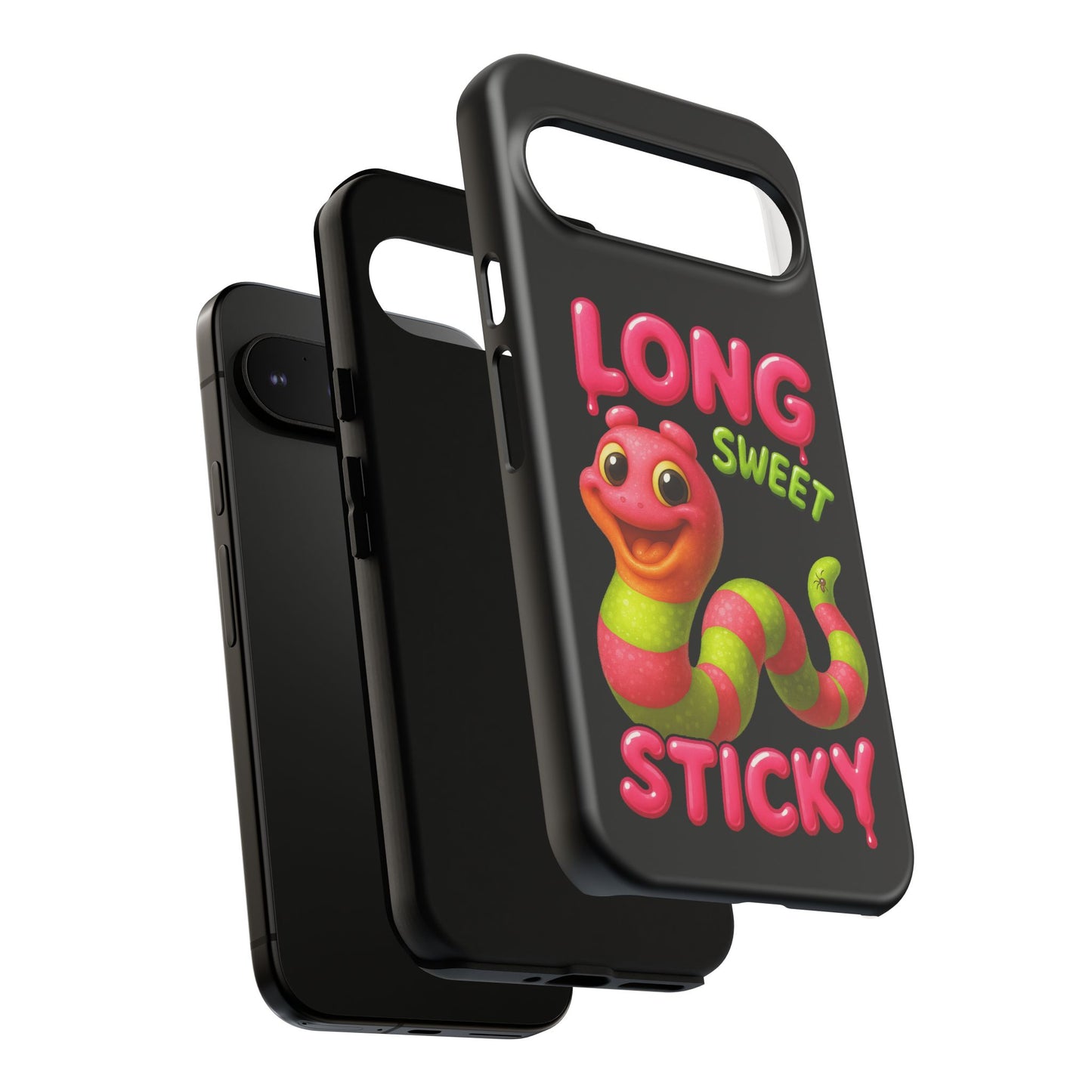 Phone Case — "Long Sweet Sticky" Cute Candy Snake Protective Case