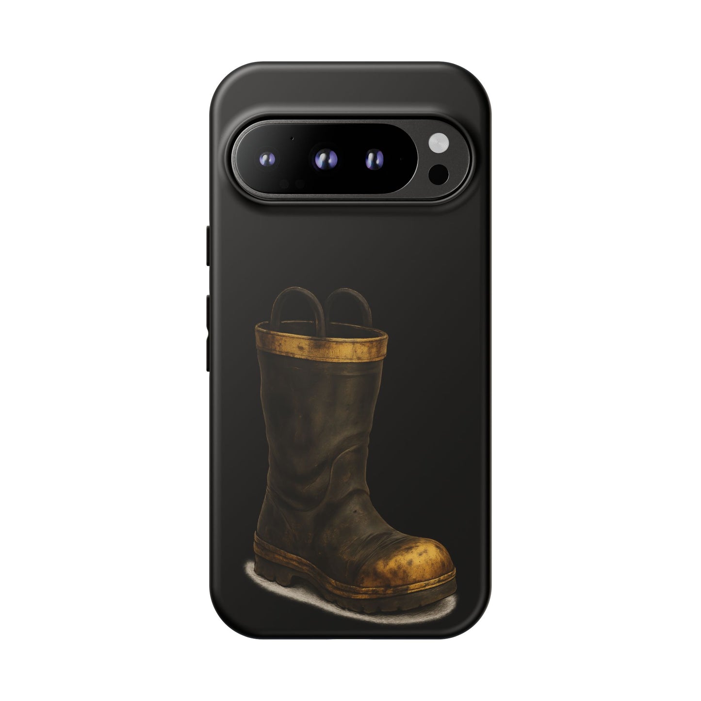 Vintage Fire Boot Phone Case — Rugged Protective iPhone Cover