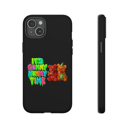 Phone Case — "It's Gummy Nummy Time" Colorful Gummy Bear Protective Case