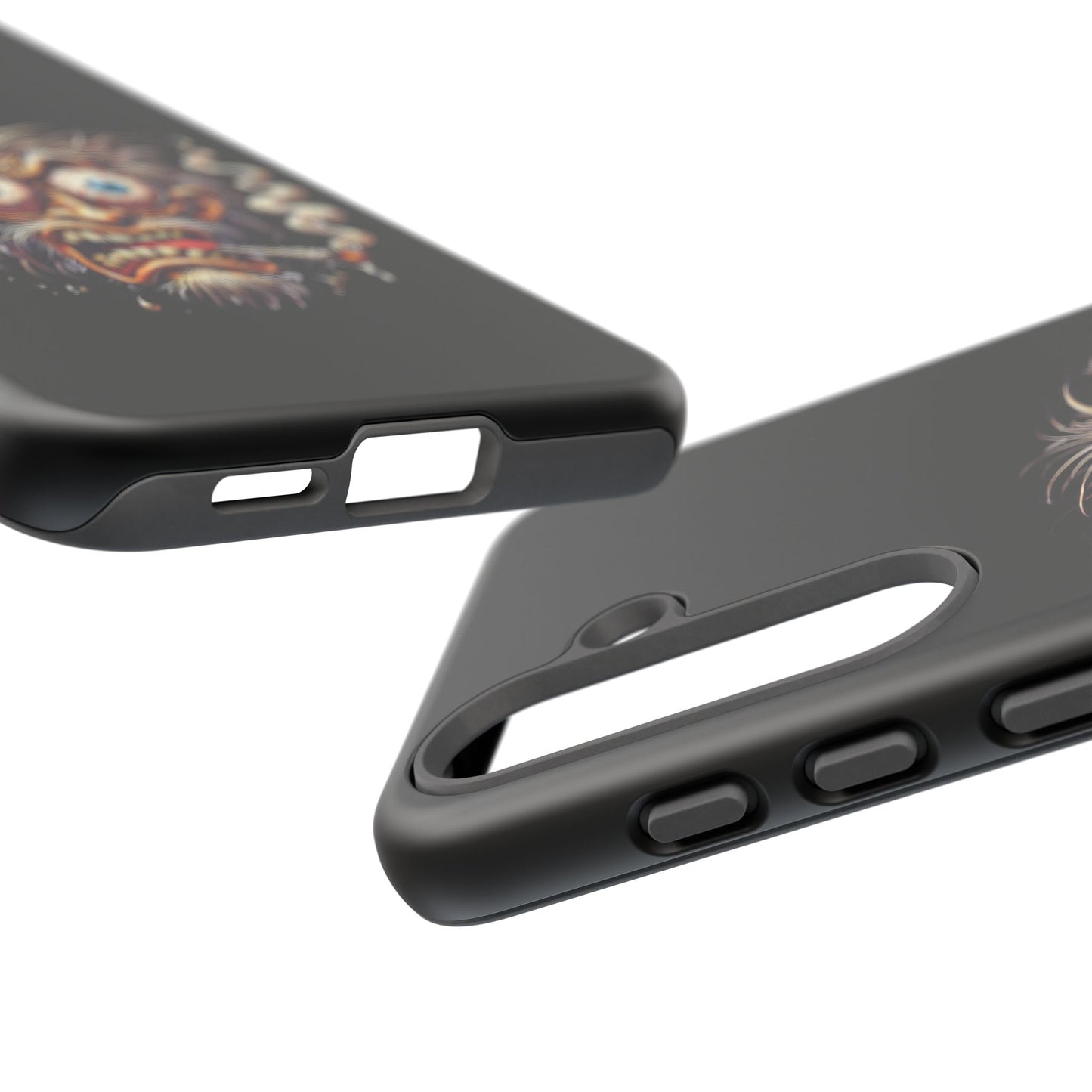 Phone Case — Wild Cartoon Monster Smoking Design