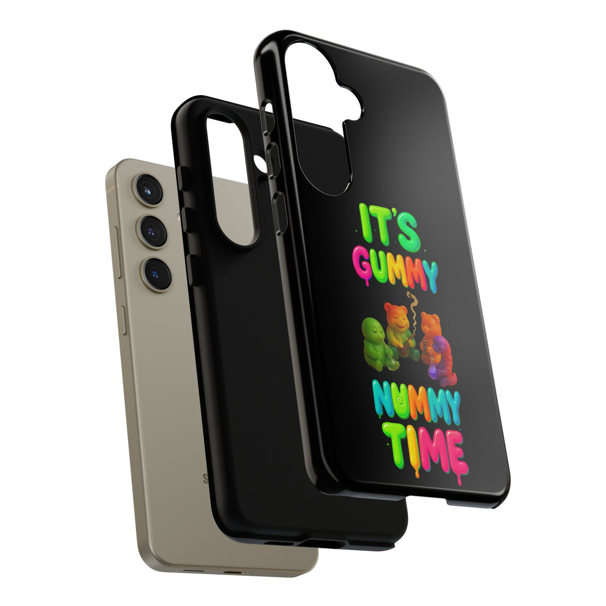 It's Gummy Nummy Time Phone Case — Colorful Gummy Bears Protective Case
