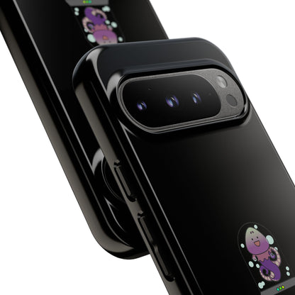 Phone Case — 'Got Protection?' Cute Purple Alien Anti-Shock Protective Cover