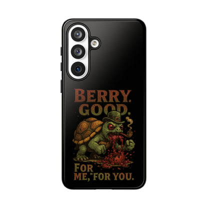 Phone Case — 'Berry Good' Zombie Turtle Graphic Tough Protective Case