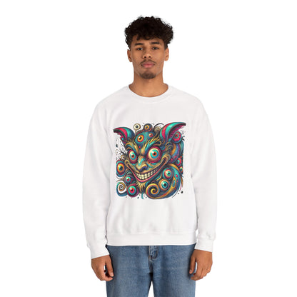 Demon Swirl Eyes Crewneck Sweatshirt