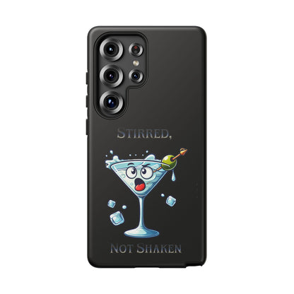 Stirred Not Shaken Phone Case — Funny Martini Cocktail Design