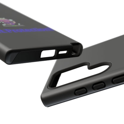 Phone Case — 'Got Protection?' Cute Purple Alien Anti-Shock Protective Cover