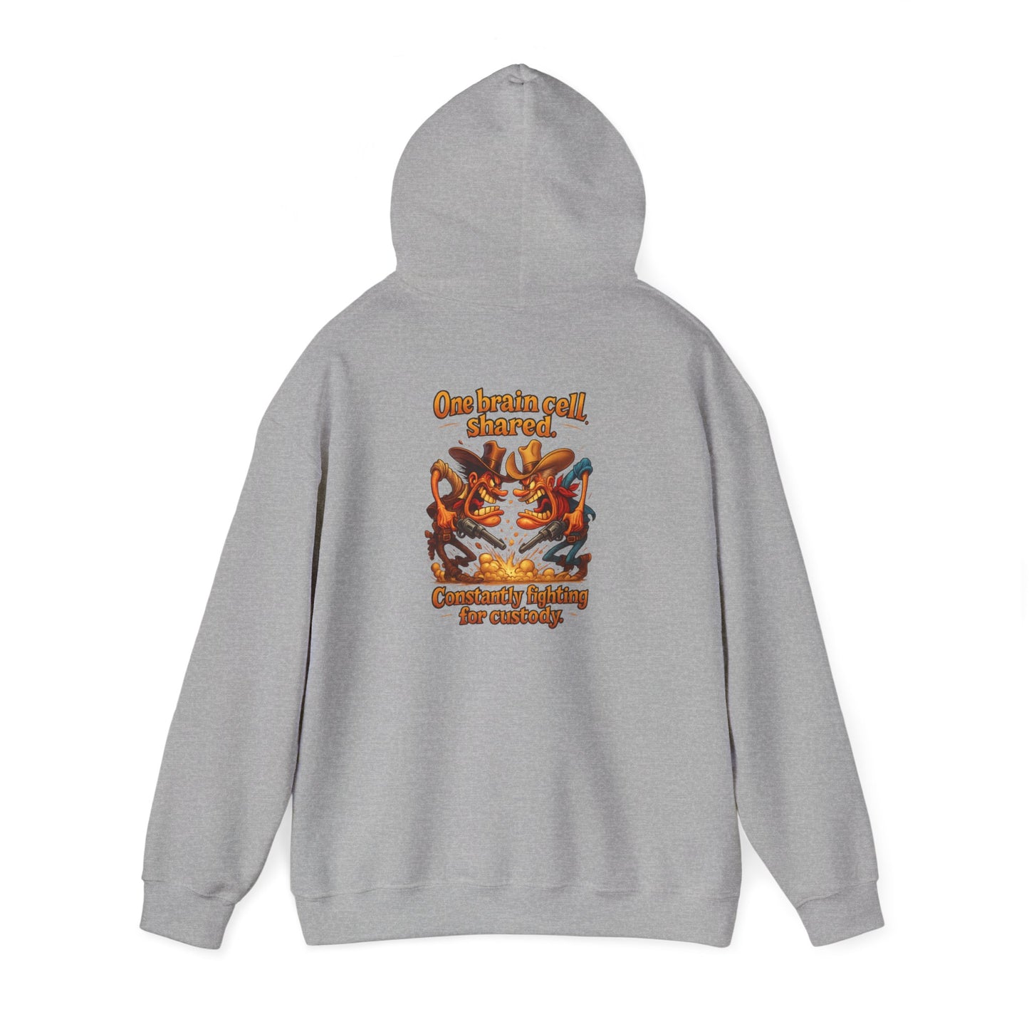 Vintage Crest Hoodie — Community Vibes Graphic Hooded Sweatshirt