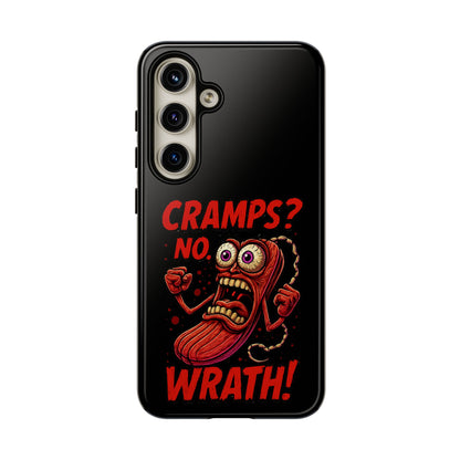 Phone Case — "Cramps? No, Wrath!" Retro Hot-Pepper Graphic