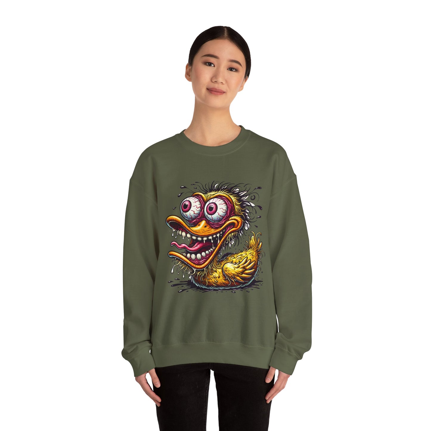 Psycho Duck Crewneck Sweatshirt