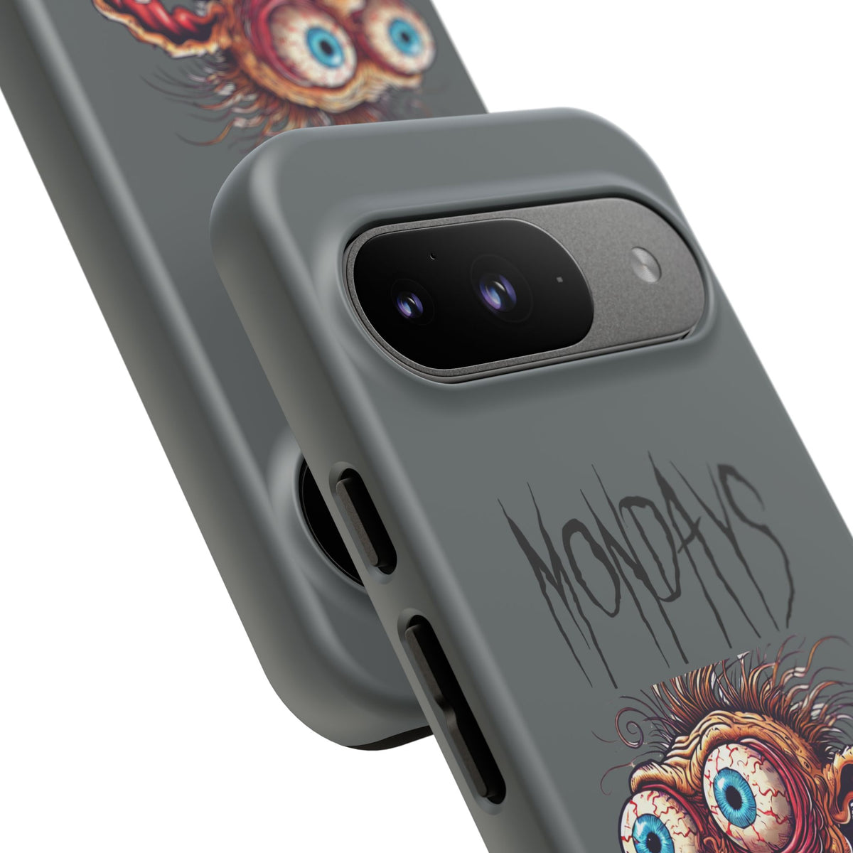 Mondays Zombie Character Phone Case – Funny Groggy Coffee Phone Cover