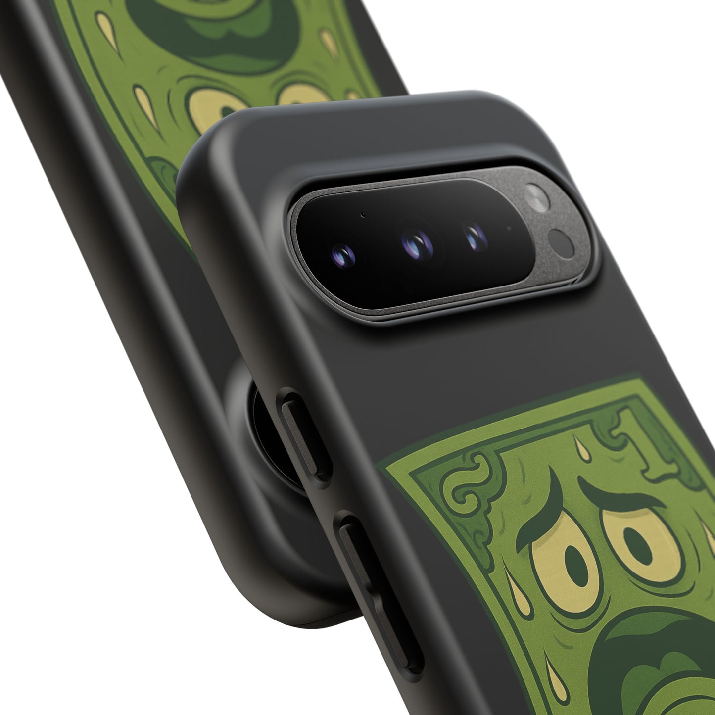 Phone Case — Funny Traumatized Dollar Bill Design ("I'm not dirty, I'm just traumatized")
