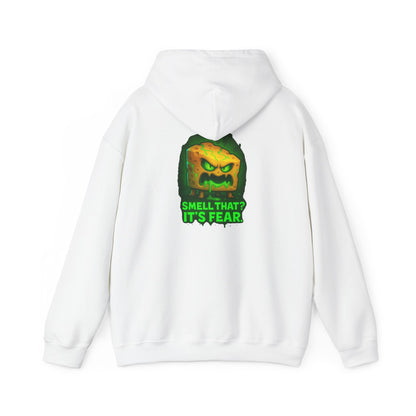 Fear Scent Hoodie — 'Smell That? It's Fear' Spooky Pumpkin Graphic Hoodie