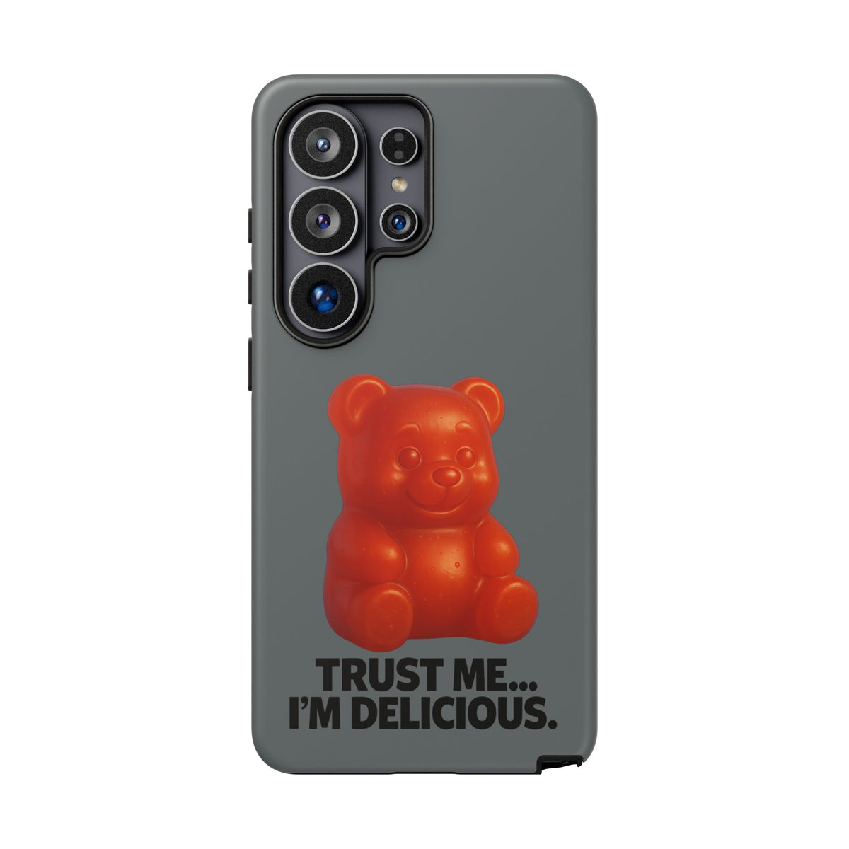 Phone Case — Red Gummy Bear 'Trust Me... I'm Delicious' Protective Case