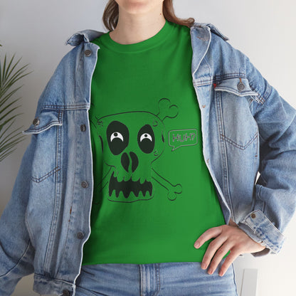"Huh?" Confused Skull T-Shirt