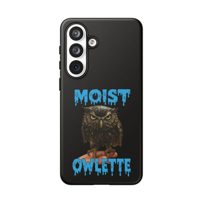 Moist Owlette Phone Case — Funny Owl Graphic Protective Case