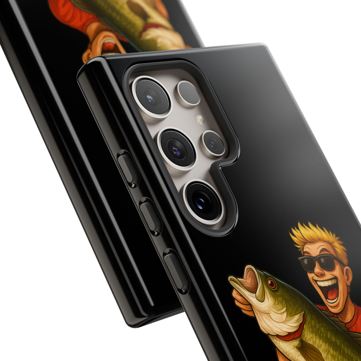 Fishing Phone Case — "I Came. I Cast. I Conquered." Graphic Bass Design