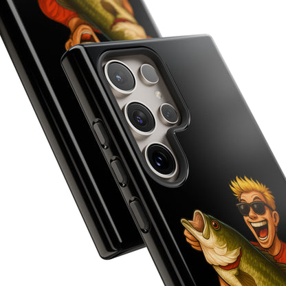 Fishing Phone Case — "I Came. I Cast. I Conquered." Graphic Bass Design