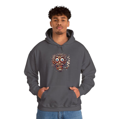 Hoodie — Freaky Monster Face Graphic Pullover