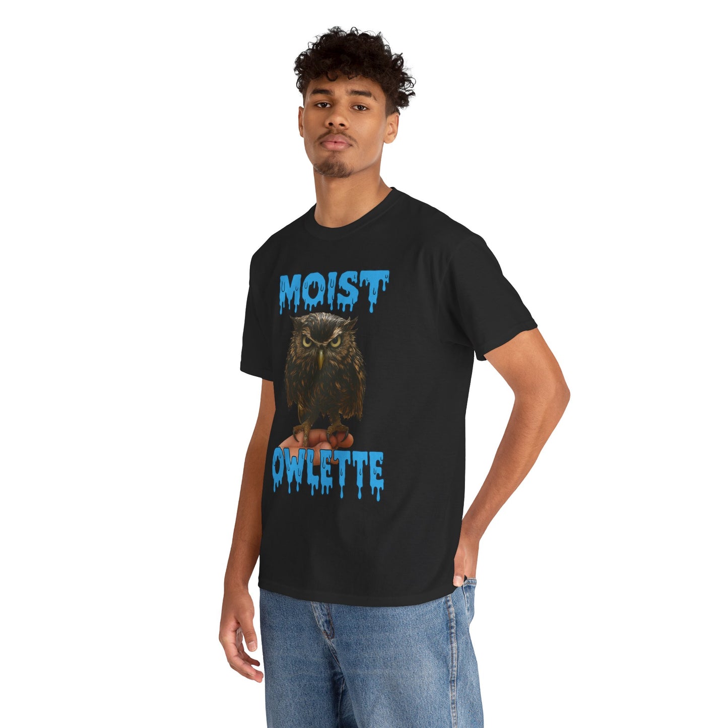 Moist Owlette T-Shirt | Cute Grumpy Owl Graphic