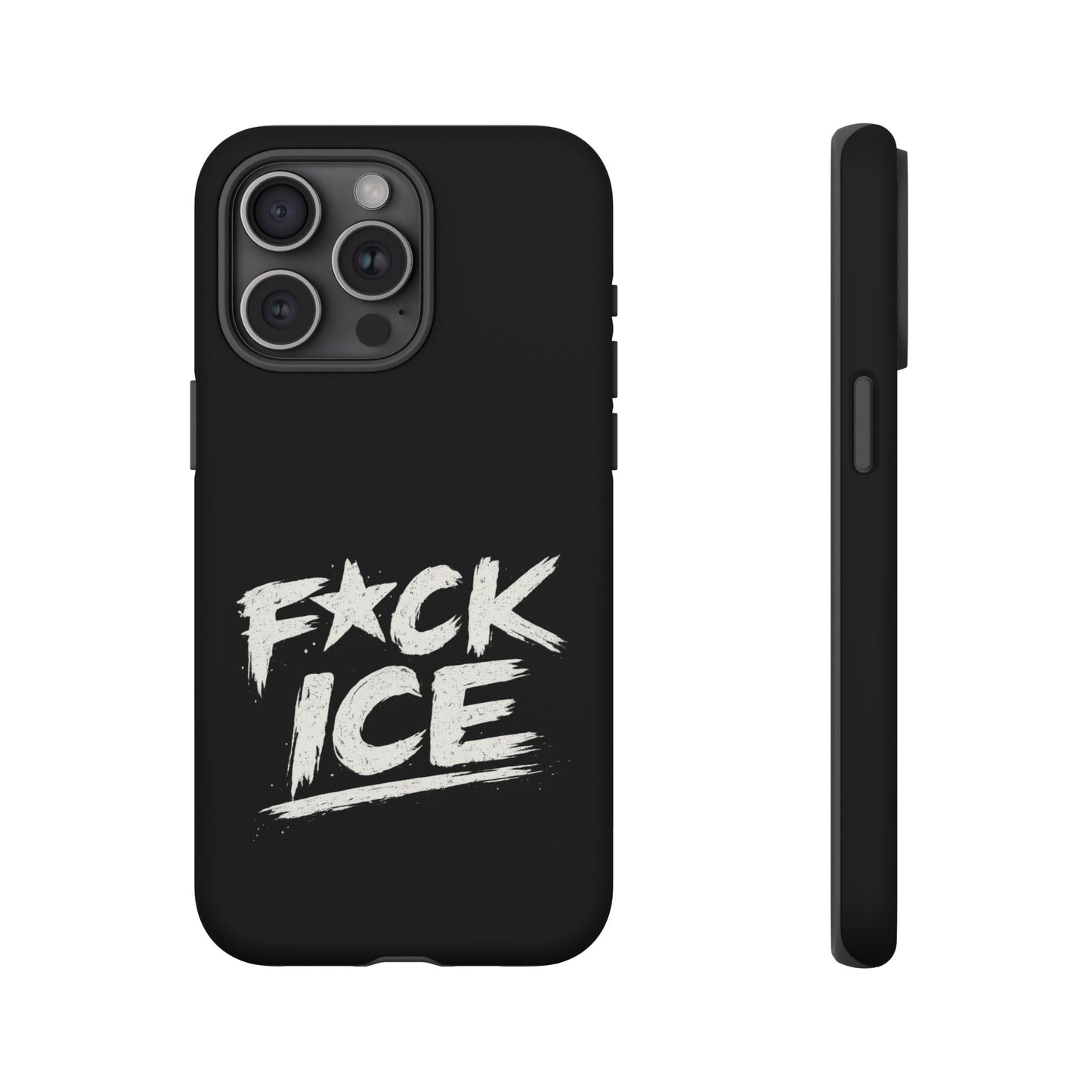 Phone Case — “F*ck Ice” Bold Protest Graphic Protective Case