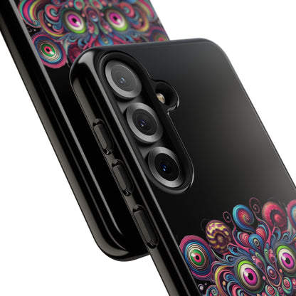 Psychedelic Smiling Eye Cluster Phone Case