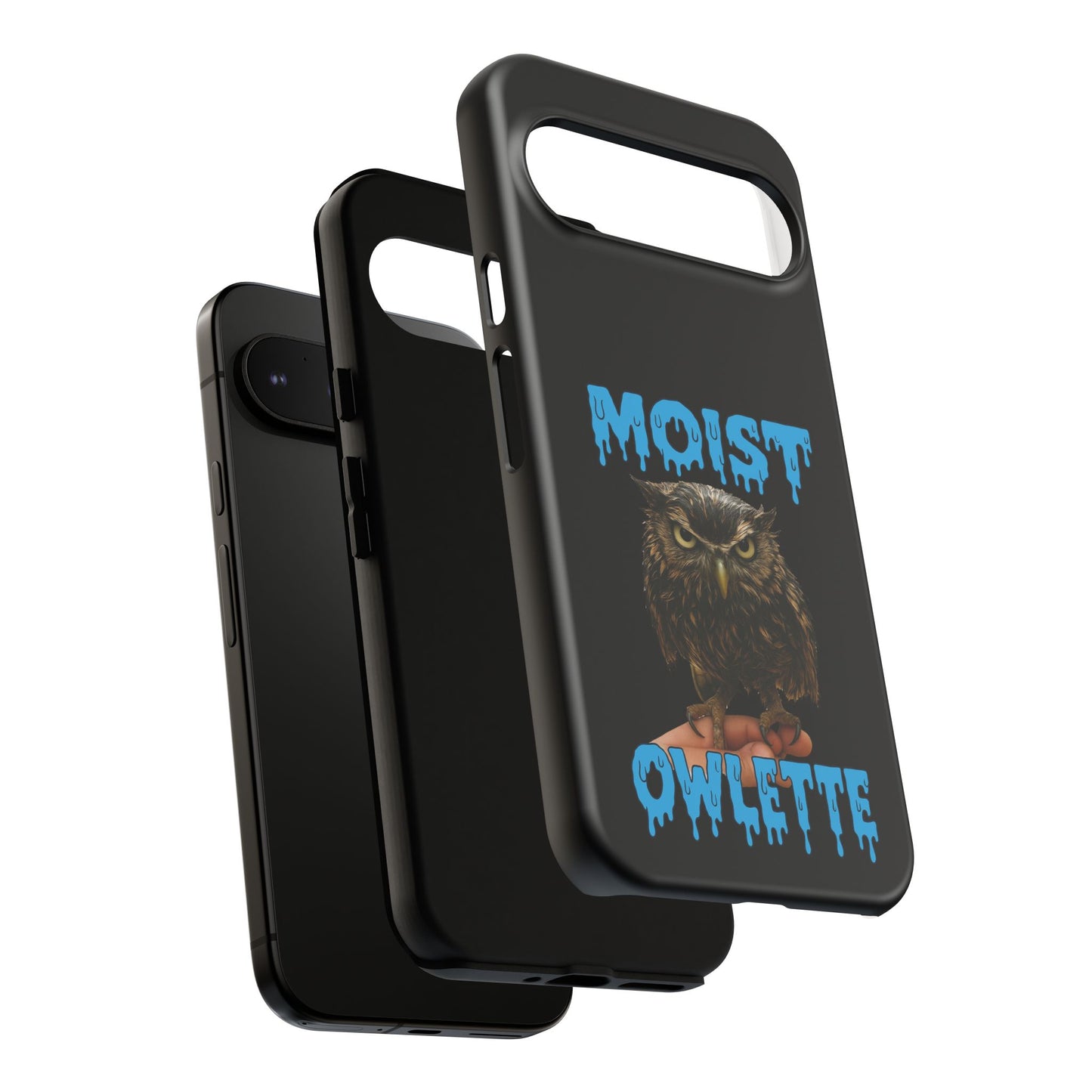 Moist Owlette Phone Case — Funny Owl Graphic Protective Case