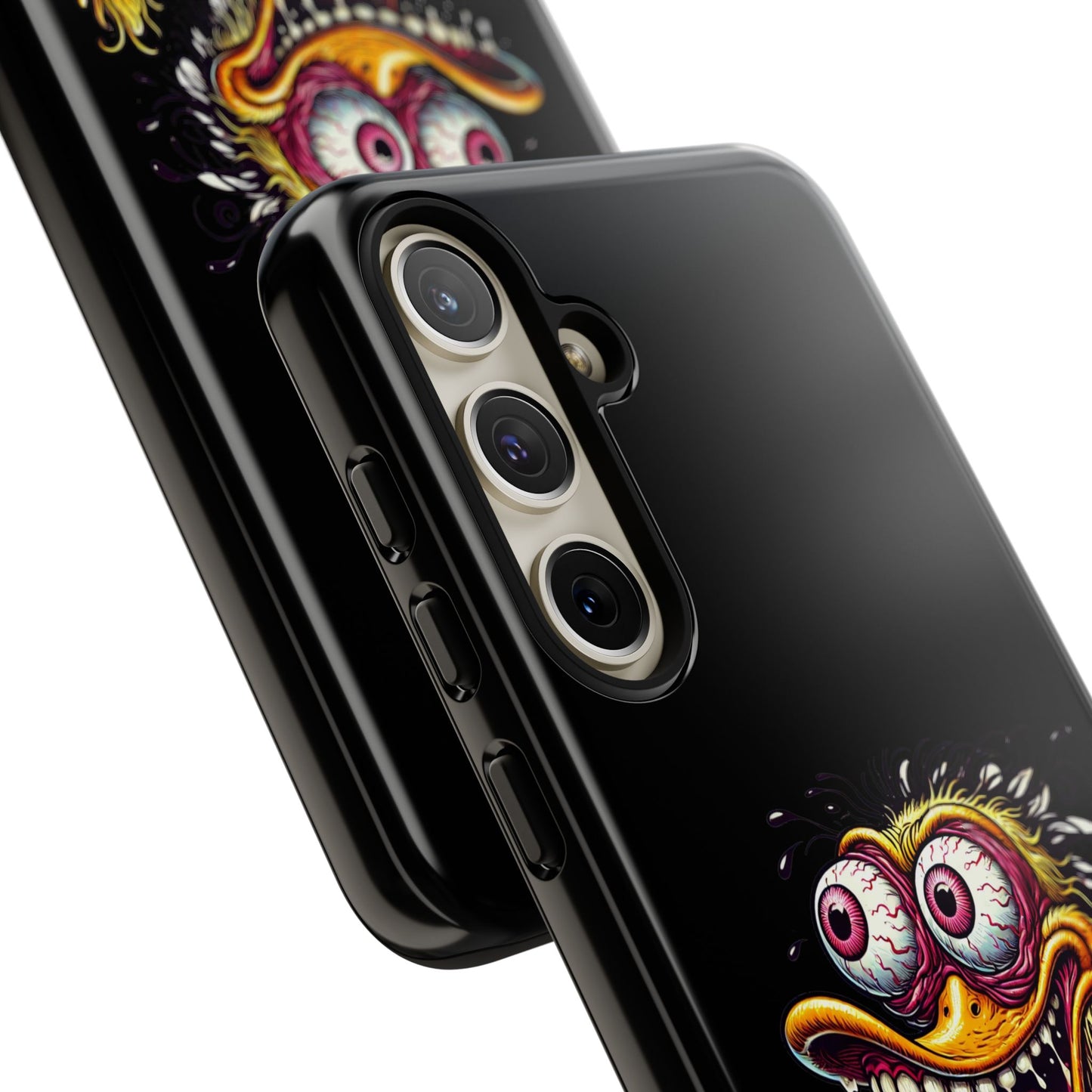 Duck Monster Phone Case — Crazy Cartoon Eye Duck Shock Design Tough Case