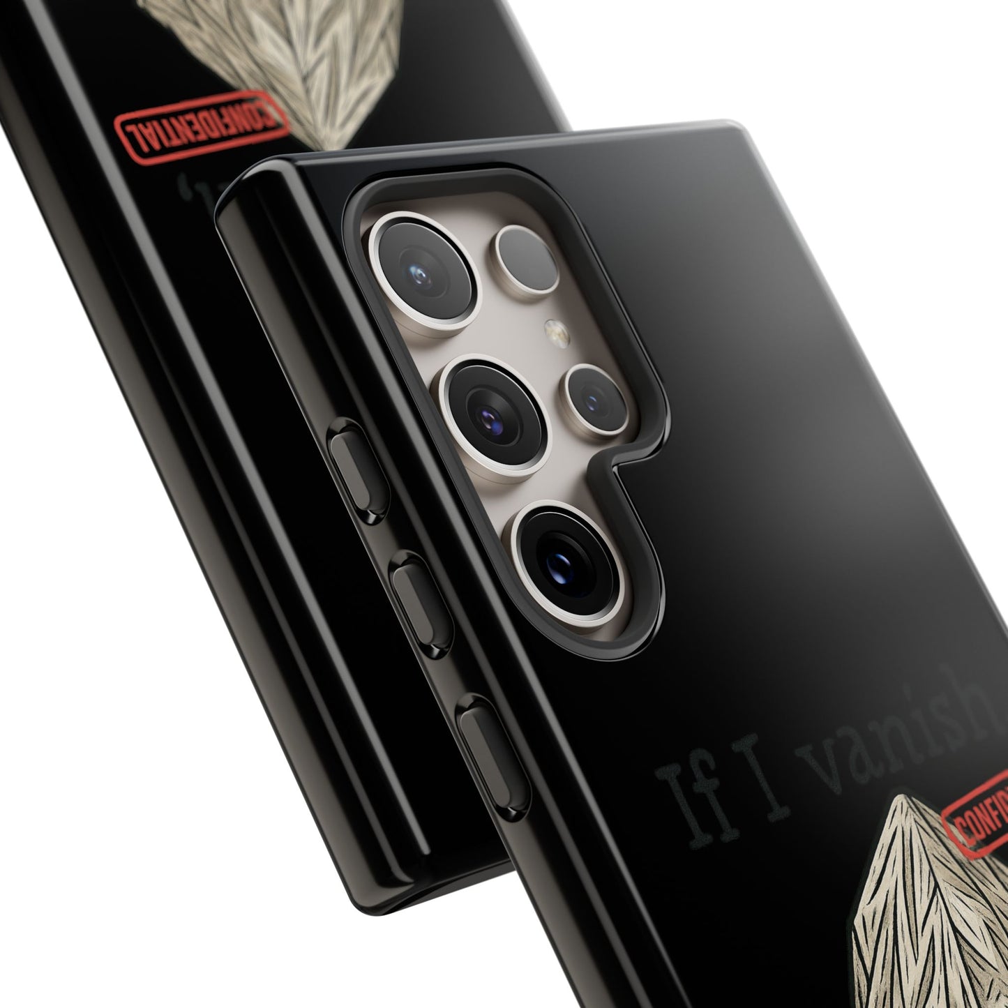 Conspiracy Tin-Foil Hat Phone Case — If I Vanish, Tell the Pigeons I Knew (Confidential)