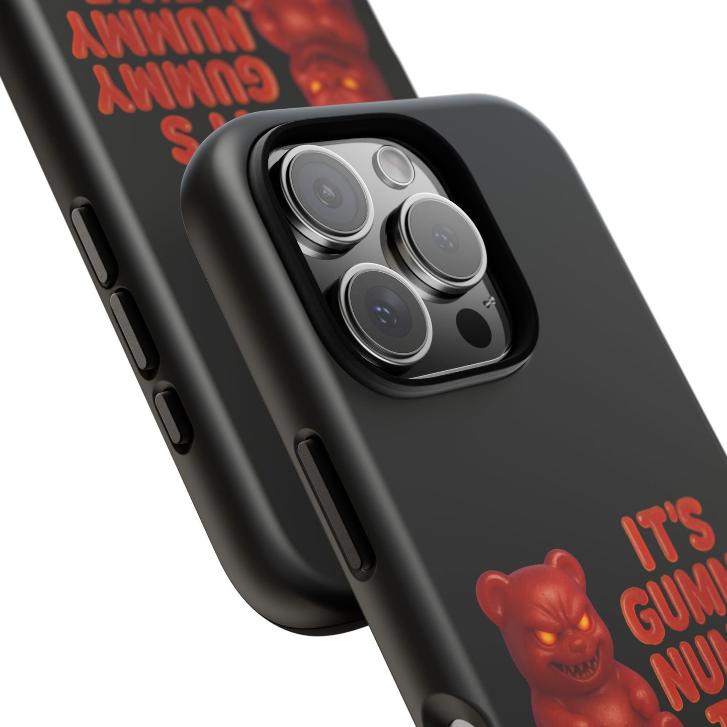 Phone Case — "It's Gummy Nummy Time" Red Gummy Bear Protective Case