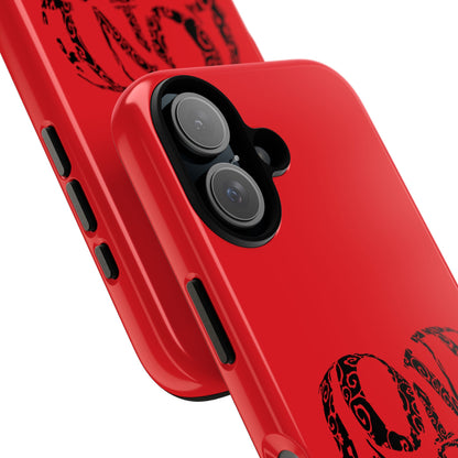 Red 'Love Justice' Heart Phone Case — Protective iPhone Cover, Valentine’s Gift