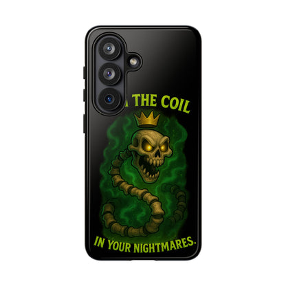 Tough Cases — “I Am The Coil In Your Nightmares” Skull Snake Shockproof Phone Case