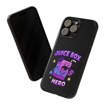 Phone Case — 'Juice Box Hero' Cute Cartoon Protective Cover