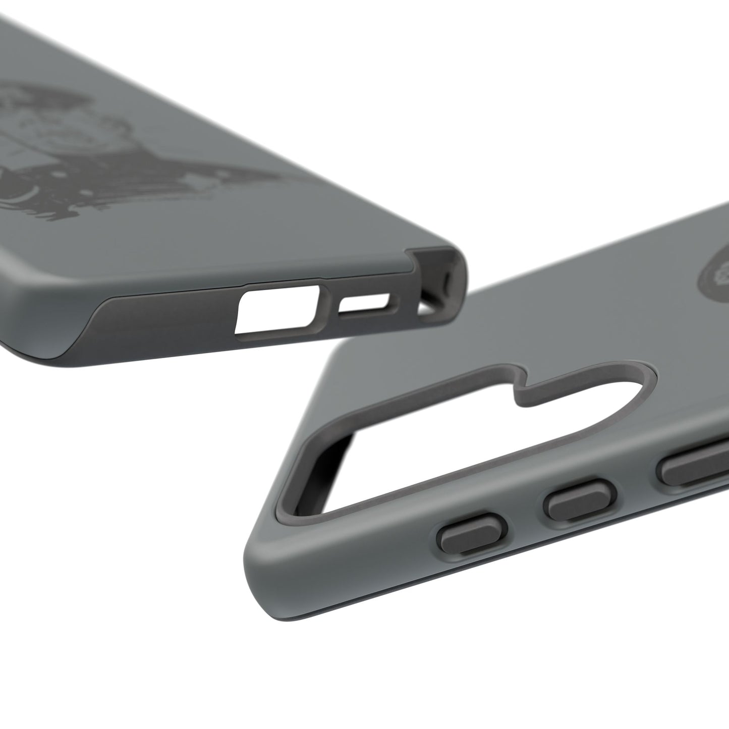Vintage Cop Middle Finger Phone Case — Edgy Retro iPhone Protective Cover