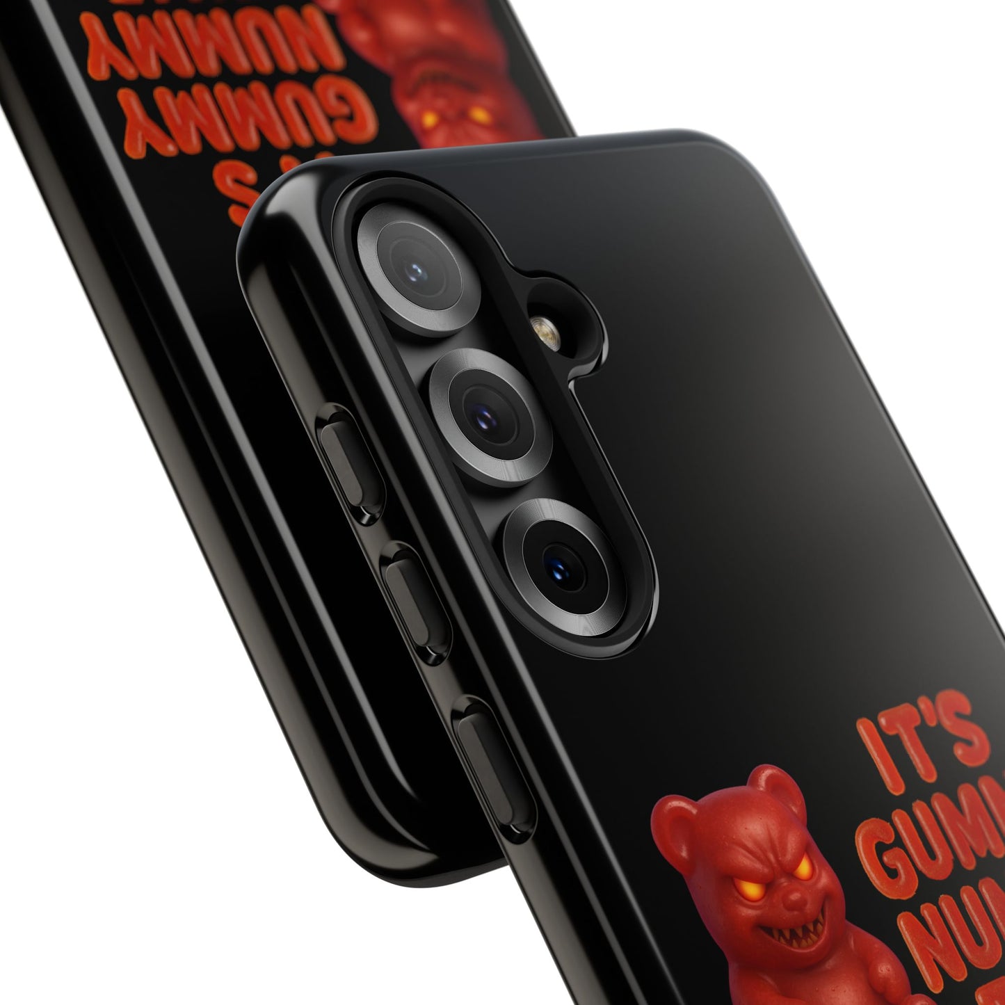 Phone Case — "It's Gummy Nummy Time" Red Gummy Bear Protective Case