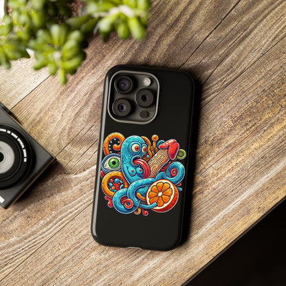 Octopus Surf Phone Case — Colorful Nautical Art Protective Phone Cover