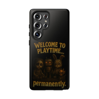 Phone Case — "Welcome to Playtime... Permanently." Horror Game Character Protective Case