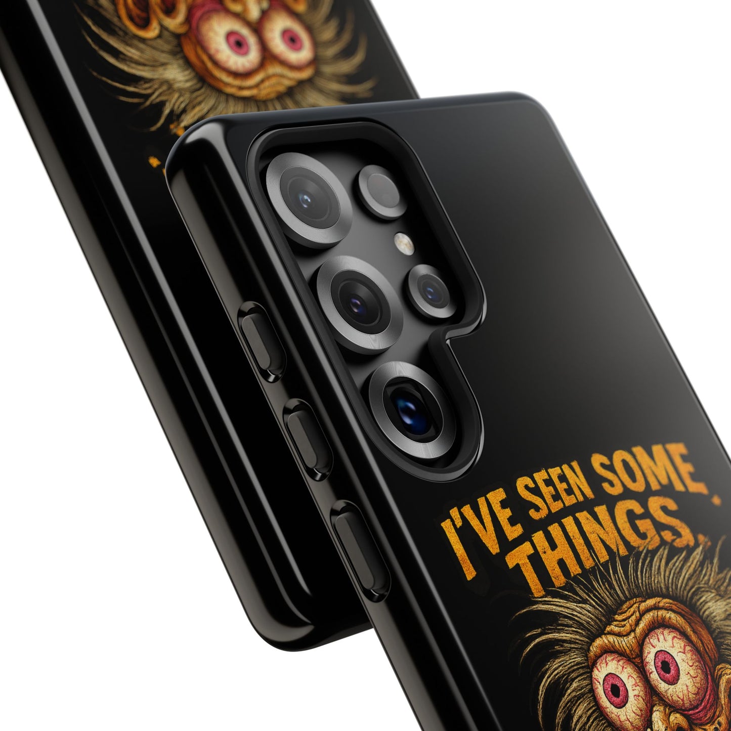 Funny Retro Monster Phone Case — "I've Seen Some Things, Most Of Them Were Me"