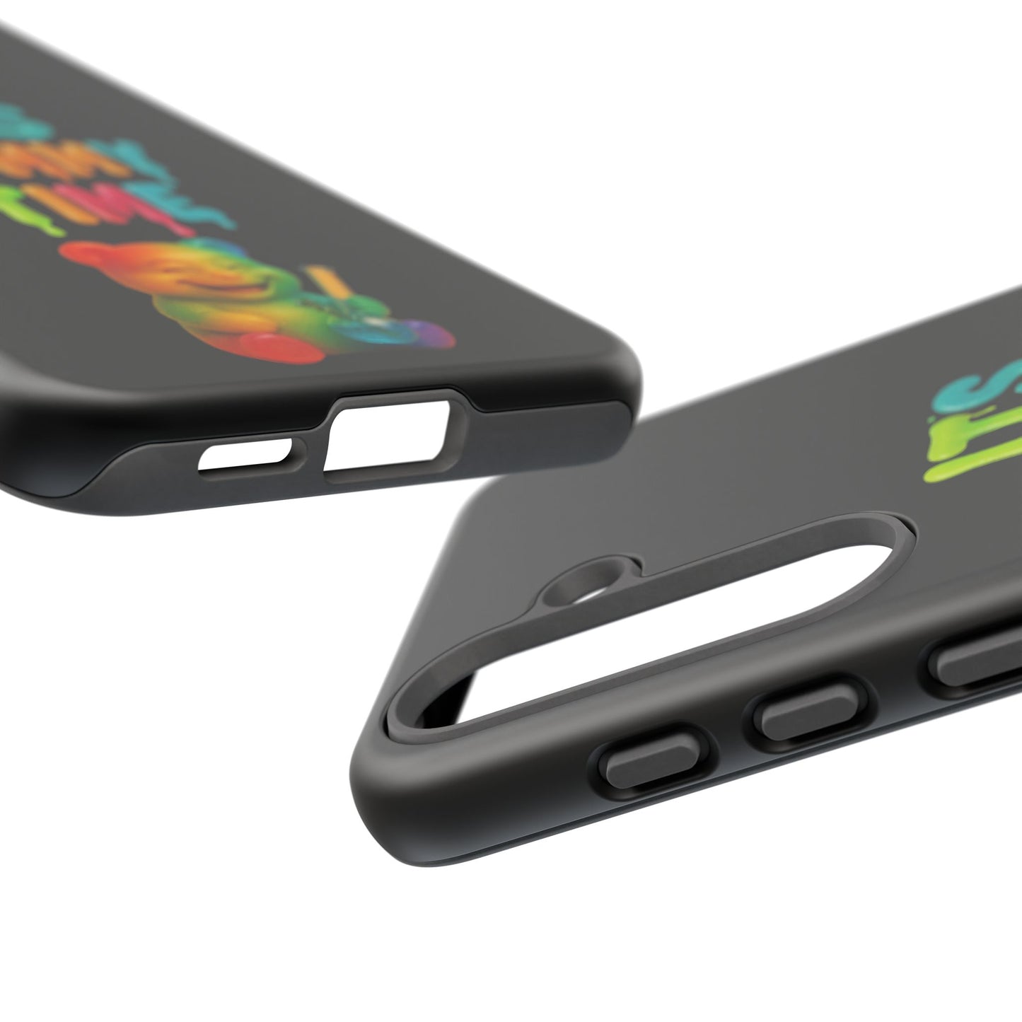 Phone Case — "It's Gummy Time" Rainbow Gummy Bear Protective Cover