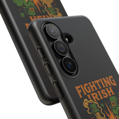 Phone Case — "Fighting Irish: Luck Ran Out, Fists Didn’t" St. Patrick’s Protective Cover