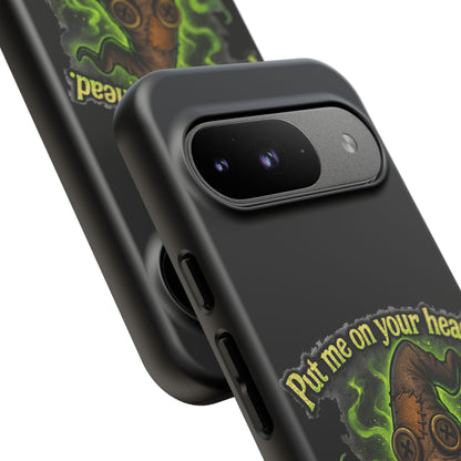 Phone Case — 'Put Me On Your Head, I Double Dare You' Witch Hat Horror Design