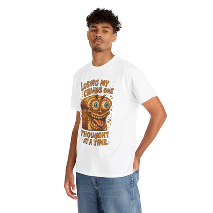 Losing My Crumbs – Funny Crazy Bread Mental Breakdown T-Shirt