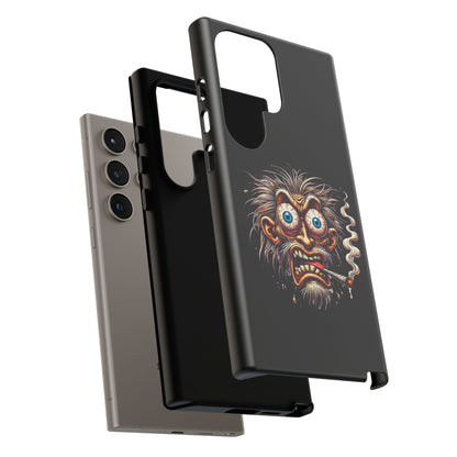 Phone Case — Wild Cartoon Monster Smoking Design