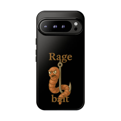 Phone Case — "Rage Bait" Angry Worm Fishing Design
